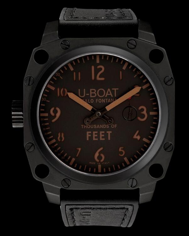 Review U-Boat Thousands of feet MB BK-BR Replica Watch 5419 - Click Image to Close